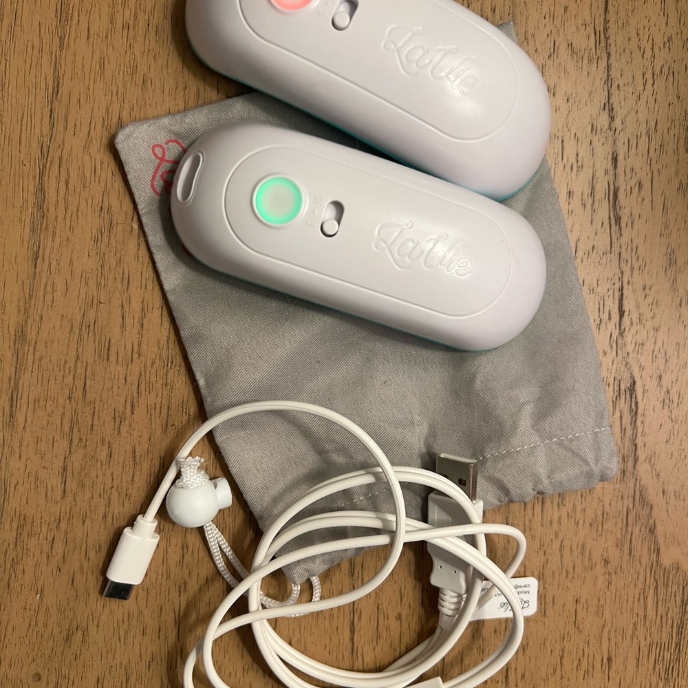 La Vie Warming Lactation Massagers with Charging Cables